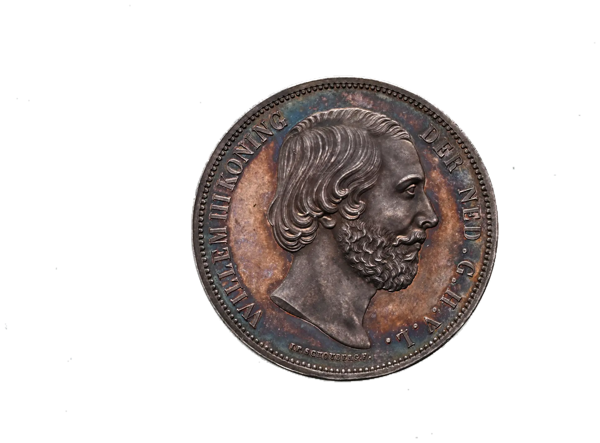 2½ Gulden, Willem III
